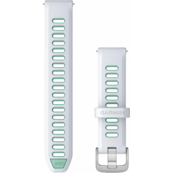 Ремешок GARMIN QUICK RELEASE BANDS (18 MM) WHITESTONE/TIDAL BLUE WITH SILVER HARDWARE Ремешок GARMIN QUICK RELEASE BANDS (18 MM) WHITESTONE/TIDAL BLUE WITH SILVER HARDWARE